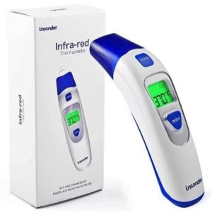 Termómetro infrarrojo para bebé Insoder para frente y oído